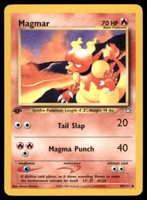 Magmar 1st Ed. Neo Pokemon Card
