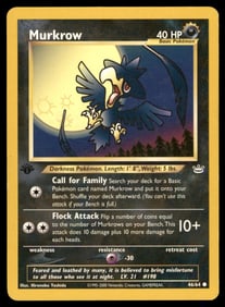 Murkrow 1st Ed. Neo Pokemon Card