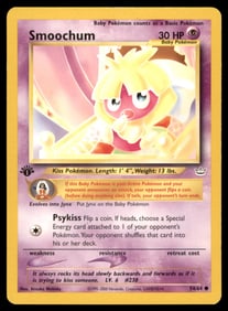 Smoochum 1st Ed. Neo Pokemon Card