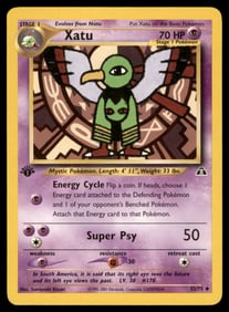 Unown Y 1st Ed. Neo Pokemon Card