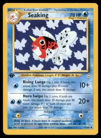 Seaking 1st Ed. Neo Pokemon Card