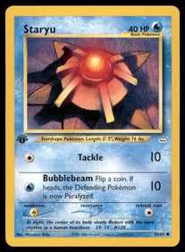 Staryu 1st Ed. Neo Pokemon Card