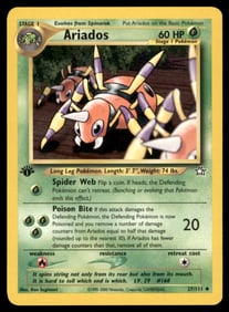 Ariados 1st Ed. Neo Pokemon Card