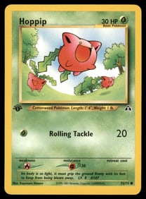 Hoppip 1st Ed. Neo Pokemon Card