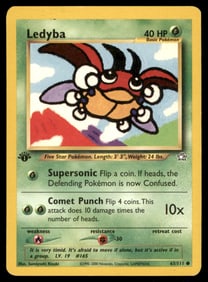 Ledyba 1st Ed. Neo Pokemon Card