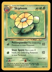 Skiploom 1st Ed. Neo Pokemon Card