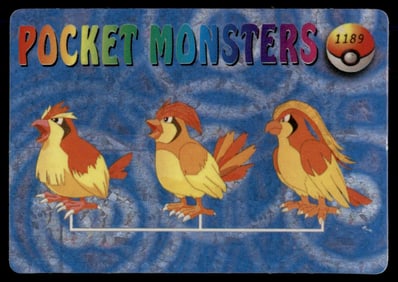 Pigeot Evo Line Holo Prism Sticker Japanese Pokemon Card Pocket Monsters