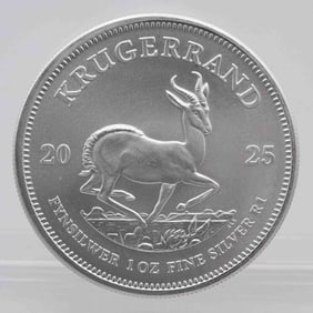2025 Africa Krugerrand 1oz Fine Silver Coin