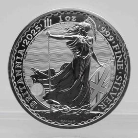 2025 Britannia 1oz Fine SIlver Coin