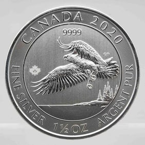 2014 Canada Arctic Fox 1.5oz Silver Coin