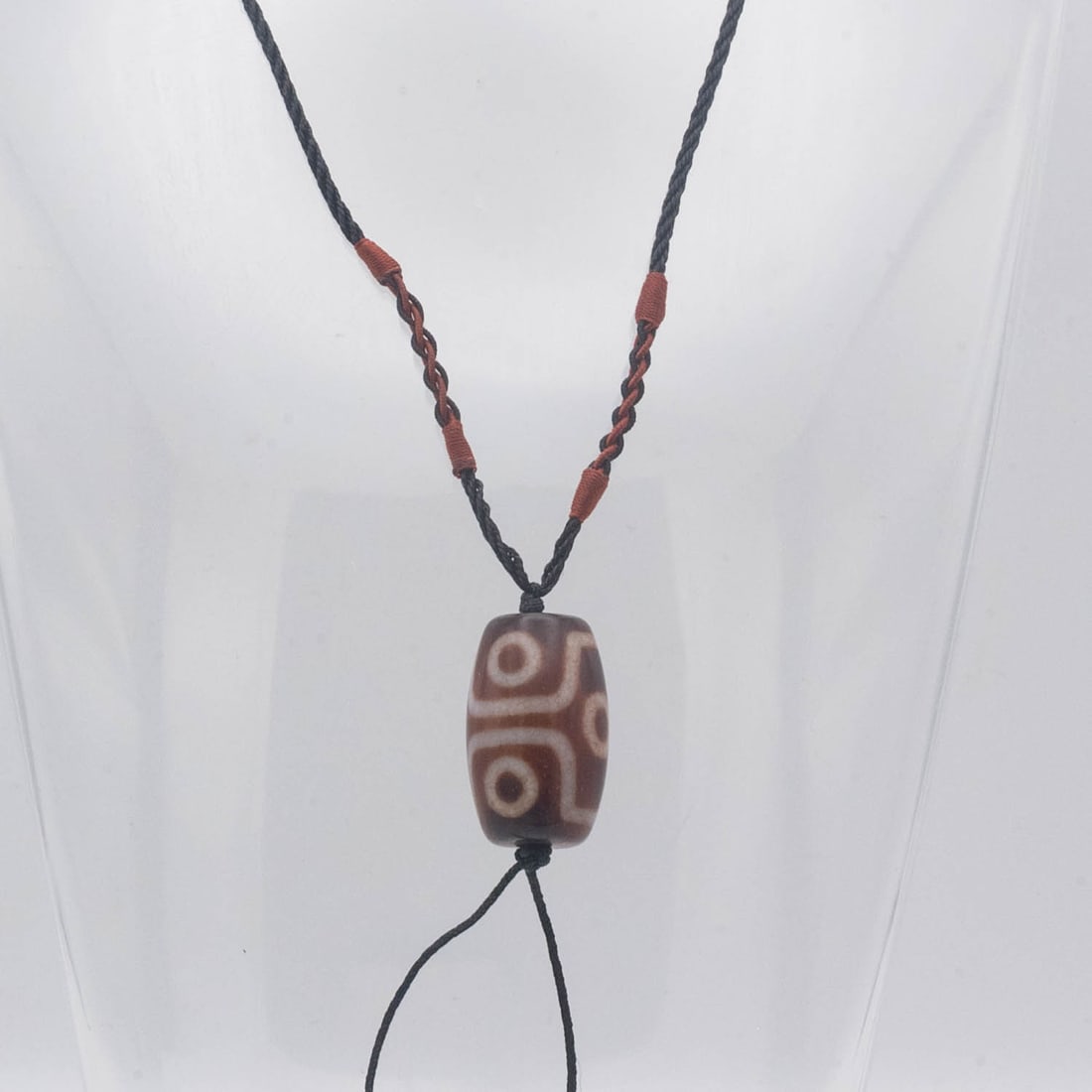 Antique Chinese Tibetan Dzi Bead Pendant (1 of 3)