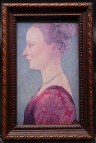 Old Print On Paper After Piero Del Pollaiolo