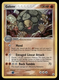 Golem Legend Maker #6/92 Holo Pokemon Card