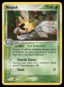 Ninjask Deoxys #13/107 Holo Pokemon Card