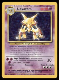 Alakazam Base Set #001/102 Holo Pokemon Card