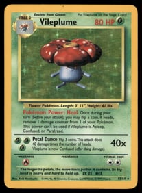Vileplume (15) Jungle #15/64 Holo Pokemon Card