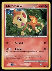 Chimchar Diamond and Pearl Promos #DP02 Holo Pokemon Card