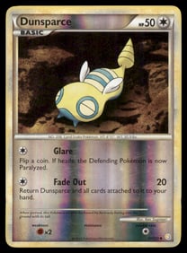 Dunsparce HeartGold SoulSilver #41/123 Holo Pokemon Card