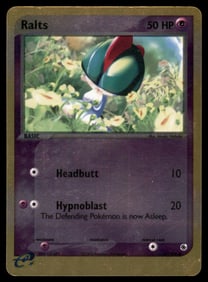 Ralts Ruby and Sapphire #67/109 Holo Pokemon Card