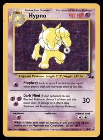 Hypno (8) Fossil #08/62 Holo Pokemon Card