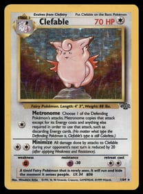 Clefable (1) Jungle #01/64 Holo Pokemon Card