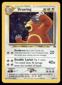 Ursaring (15) Neo Discovery #15/75 Holo Pokemon Card
