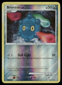 Bronzor Mysterious Treasures #74/123 Holo Pokemon Card