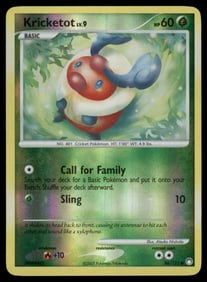 Kricketot Mysterious Treasures #86/123 Holo Pokemon Card