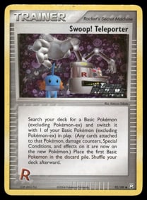 Swoop! Teleporter Stamped Team Rocket Returns #92/109 Holo Pokemon Card