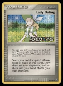 Lady Outing Stamped Ruby and Sapphire #83/109 Holo Pokemon Card