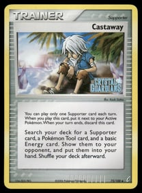 Castaway Stamped Crystal Guardians #72/100 Holo Pokemon Card