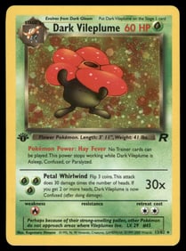 Dark Vileplume 1st ED. Team Rocket #13/82 Holo Pokemon Card