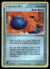Oran Berry Ruby and Sapphire #85/109 Holo Pokemon Card