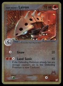 Team Magma's Lairon Team Magma vs Team Aqua #36/95 Holo Pokemon Card