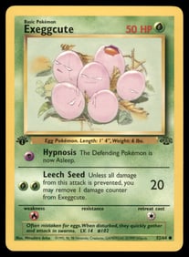 Exeggcute 1st Ed. Jungle Vintage Pokemon Card