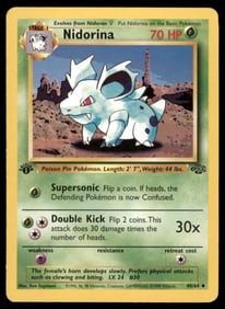 Nidorina 1st Ed. Jungle Vintage Pokemon Card