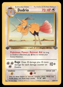 Dodrio 1st Ed. Jungle Vintage Pokemon Card