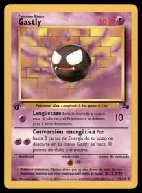 Gastly 1st Ed. Fossil Vintage Pokemon Card