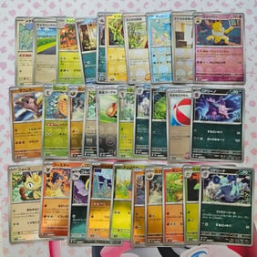 LOT OF 30 ALL 151 REVERSE HOLO  JAPANESE POKEMON CARDS