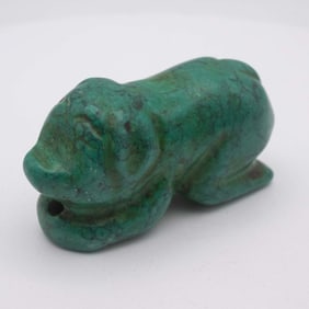 Antique Chinese Hongshan Culture Turquoise Pig Figure