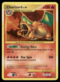 Charizard Stormfront #103/100 Holo Pokemon Card