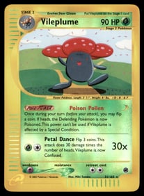 Vileplume (69) Expedition #069/165 Holo Pokemon Card