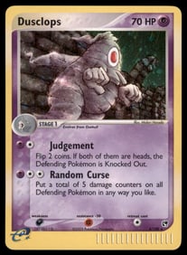 Dusclops Sandstorm #4/100 Holo Pokemon Card