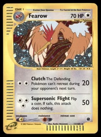 Fearow (11) Expedition #011/165 Holo Pokemon Card