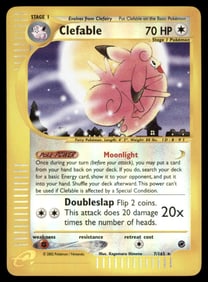 Clefable (41) Expedition #041/165 Holo Pokemon Card