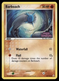 Barboach Stamped Holon Phantoms #60/110 Holo Pokemon Card