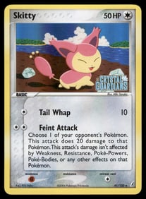 Skitty Stamped Crystal Guardians #41/100 Holo Pokemon Card