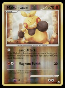 Makuhita Arceus #68/99 Holo Pokemon Card