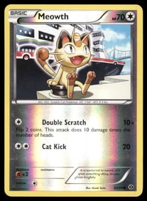 Meowth Next Destinies #80/99 Holo Pokemon Card