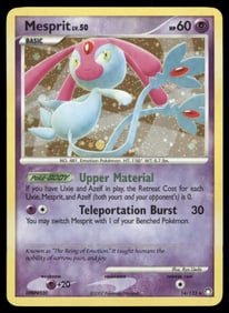 Mesprit Mysterious Treasures #14/123 Holo Pokemon Card